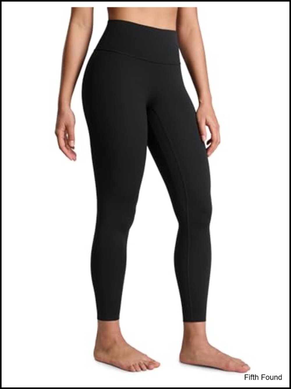 High Rise No Front Seam Yoga Leggings 25" SculptAir Compression